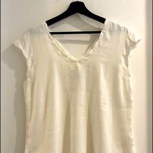 Creme white tank top